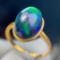 14k Gold 5 Ct Natural Opal Ring