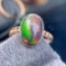14k Gold 3.7 Ct Natural Opal Ring
