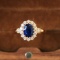 14k Gold 2.05 Ctw Natural Sapphire & Diamond Ring