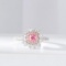 Gia Certified 14k Gold 0.98 Ctw Natural Pink Diamond & Diamond Ring