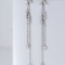 14k Gold 0.93 Ctw Natural H Diamond Earrings