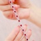 14k Gold 7.22 Ctw Natural Ruby & Diamond Bracelet