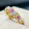 14k Gold 1.46 Ctw Natural Sapphire & Diamond Ring