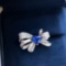 14k Gold 2.53 Ctw Natural Sapphire & Diamond Ring