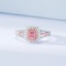 14k Gold 0.67 Ctw Natural Pink Diamond & Diamond Ring