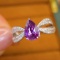 14k Gold 1.23 Ctw Natural Sapphire & Diamond Ring
