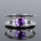 14k Gold 0.94 Ctw Natural Sapphire & Diamond Ring