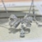 Gia Certified 14k Gold 1.63 Ctw Natural G Si2 Pear Diamond Necklace
