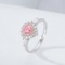 Gia Certified 14k Gold 0.83 Ctw Natural Pink Diamond & Diamond Ring