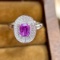 14k Gold 1.38 Ctw Natural Sapphire & Diamond Ring