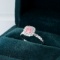 14k Gold 0.63 Ctw Natural Pink Diamond & Diamond Ring