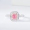 Gia Certified 14k Gold 0.71 Ctw Natural Pink Diamond & Diamond Ring