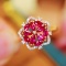 14k Gold 1.25 Ctw Natural Ruby & Diamond Ring