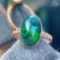 14k Gold 4.8 Ct Natural Opal Ring