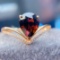 14k Gold 2.1 Ct Natural Tourmaline & Diamond Ring