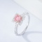 Gia Certified 14k Gold 0.93 Ctw Natural Pink Diamond & Diamond Ring