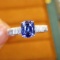 14k Gold 1.54 Ctw Natural Sapphire & Diamond Ring
