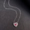 14k Gold 0.48 Ctw Natural Ruby & Diamond Necklace
