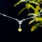 14k Gold 0.39 Ctw Natural Yellow Diamond & Diamond Necklace