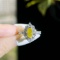 14k Gold 2.27 Ctw Natural Yellow Diamond & Diamond Ring