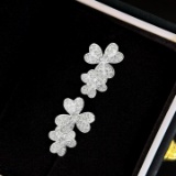 14k Gold 0.40 Ct Natural H Diamond Earrings