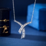 14k Gold 0.32 Ct Natural H Diamond Pendant( Without Chain )