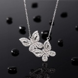 14k Gold 1.17 Ctw Natural H Diamond Pendant( Without Chain )