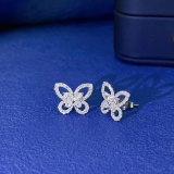 14k Gold 0.78 Ct Natural H Diamond Earrings