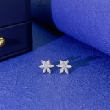 14k Gold 0.52 Ctw Natural H Diamond Earrings