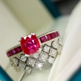 14k Gold 1.80 Ctw Natural H Diamond Ring