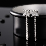 14k Gold 1.66 Ctw Natural H Diamond Earrings