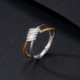 14k Gold 0.22 Ctw Natural H Diamond Ring