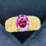 14k Gold 1.62 Ct Natural Sapphire Ring
