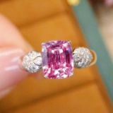 14k Gold 2.21 Ctw Natural Sapphire & Diamond Ring