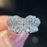 14k Gold 1.67 Ctw Natural H Diamond Ring