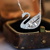 14k Gold 0.5 Ct Natural H Diamond Necklace