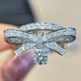 14k Gold 1.24 Ctw Natural H Diamond Ring