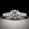 Gia Certified 14k Gold 2.02 Ct Natural N I1 3ex Round Diamond & Solitaire Ring