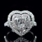 14k Gold 0.81 Ct Natural H Diamond Ring
