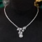 14k Gold 2.52 Ct Natural H Diamond Necklace