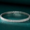 14k Gold 3.13 Ct Natural H Diamond Bracelet