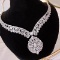 14k Gold 7.22 Ct Natural H Diamond Necklace