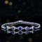 14k Gold 1.55 Ctw Natural Sapphire & Diamond Bracelet