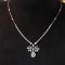 14k Gold 1.11 Ct Natural H Diamond Necklace