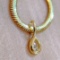 14k Gold 0.16 Ct Natural H Diamond Necklace