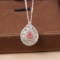 14k Gold 0.45 Ct Natural Color Diamond Necklace