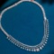 14k Gold 10.02 Ct Natural H Diamond Necklace