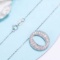 14k Gold 0.81 Ct Natural H Diamond Necklace