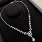 14k Gold 3.82 Ct Natural H Diamond Necklace