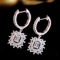 14k Gold 0.62 Ct Natural H Diamond Earrings